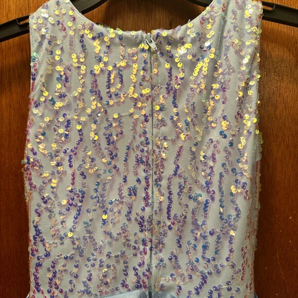 Size 14 Rare Editions girl's sequin dress - Picture 2 of 6